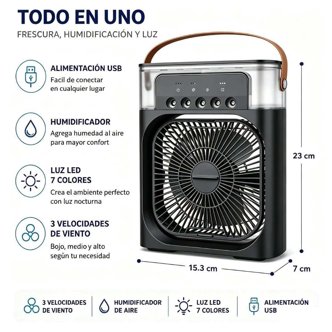 AirFresh™ Ventilador Portátil 3 en 1